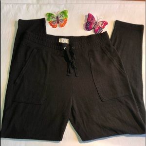 Lou & Grey Black Lounge Pants, Medium, pre-owned, pet/smoke free home